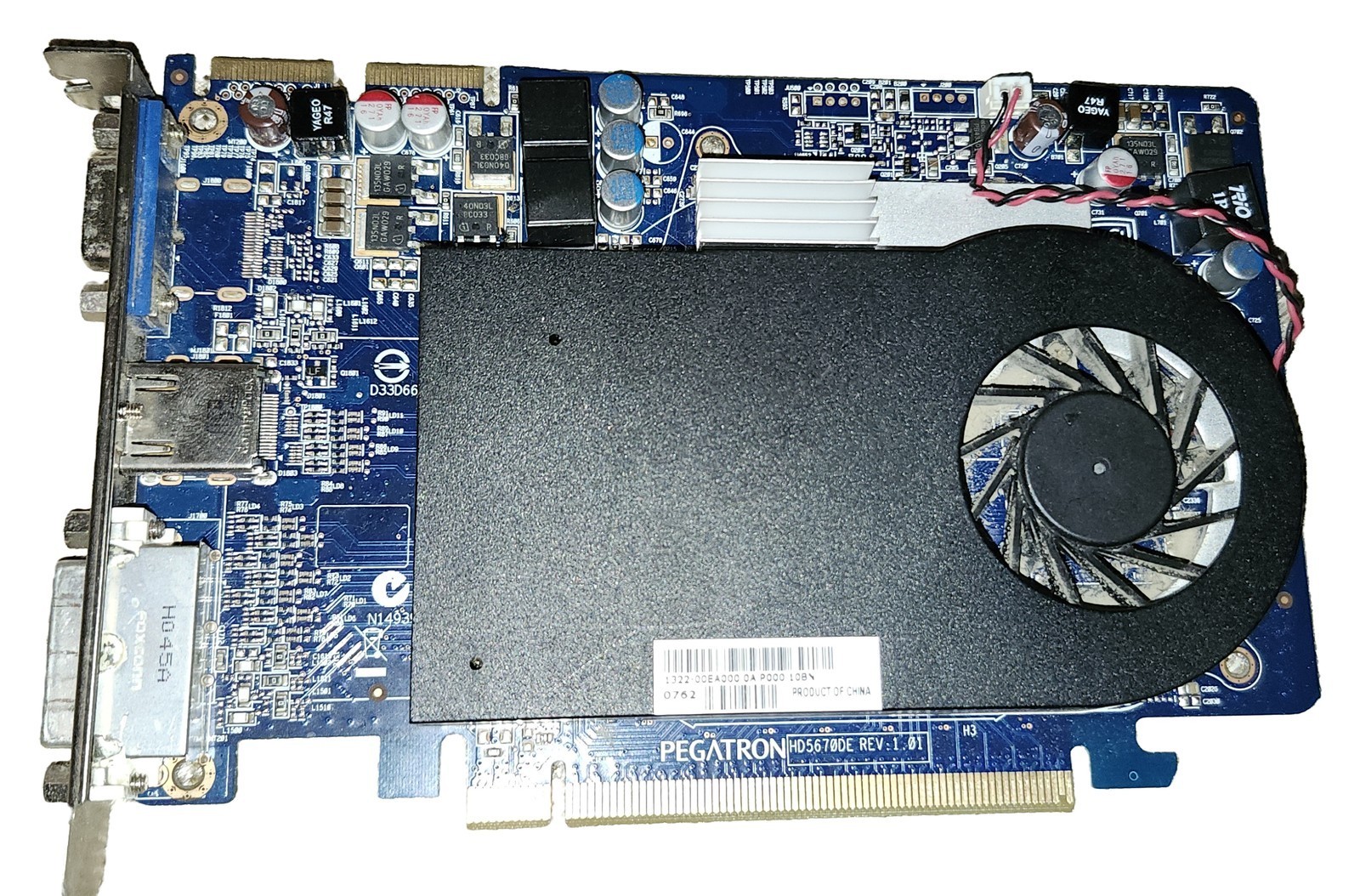 Pegatron ATI Radeon HD 5670 1GB GDDR5 PCIe Graphics Card DVI HDMI VGA HD5670DE