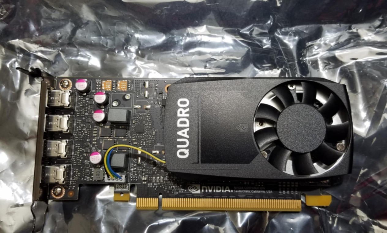 NVIDIA QUADRO P1000 GRAPHICS CARD | 4GB GDDR5 Low profile - 
