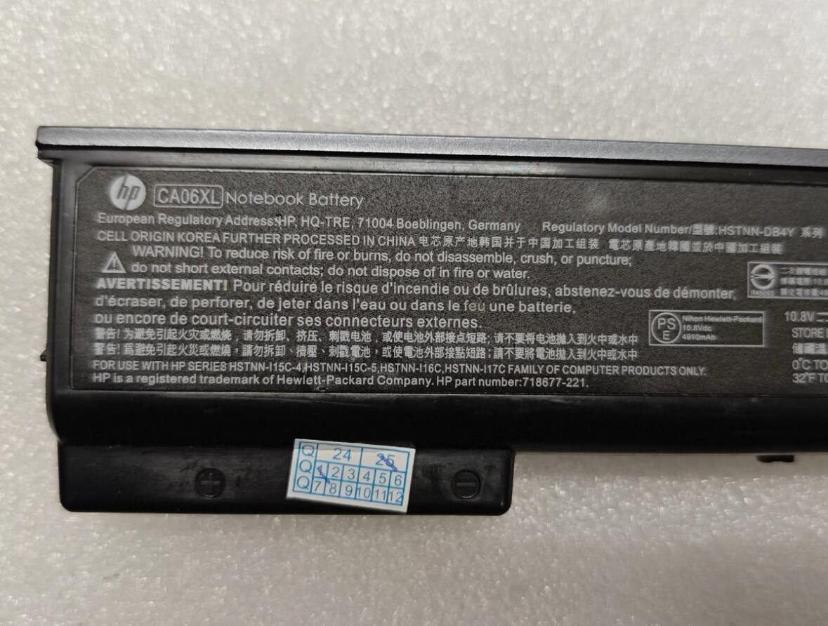 Genuine OEM CA06 CA06XL Battery for HP ProBook 640 645 650 655 G0 G1 718755-001