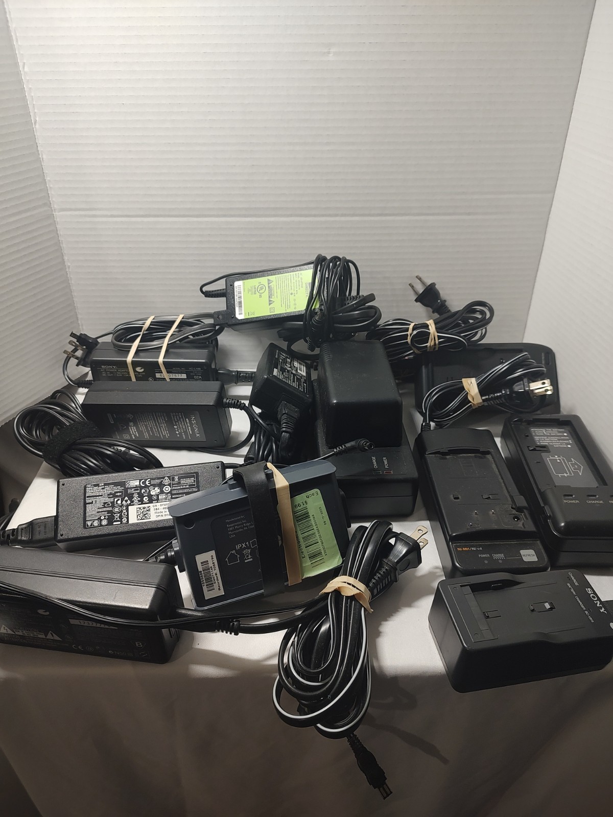 Lot Of 6 Laptop And 5 Camera Battery Chargers Read Description 