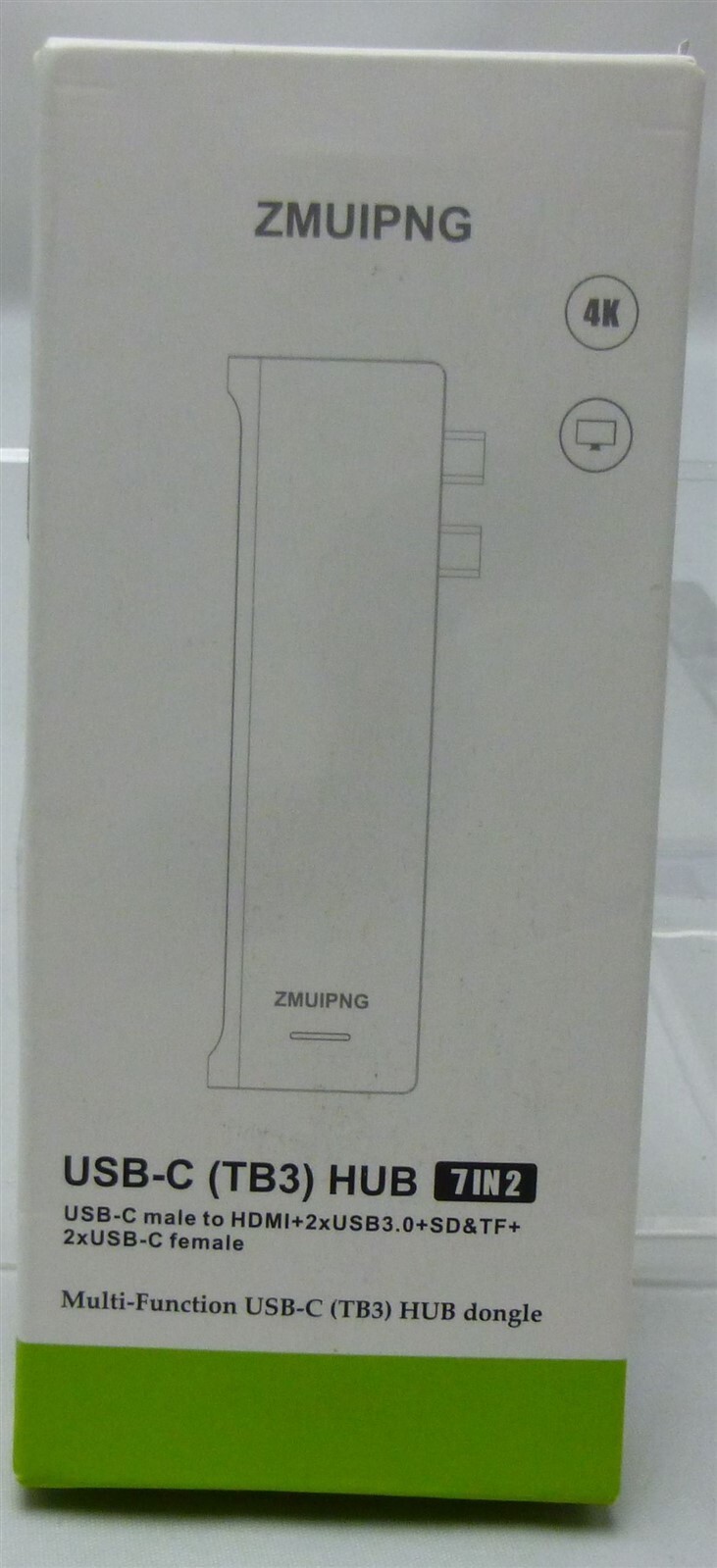 NEW ZMUIPNG Multi-Function USB-C (TB3) HUB 7in2 Dongle For Macs ZM1818 (G1-3A)
