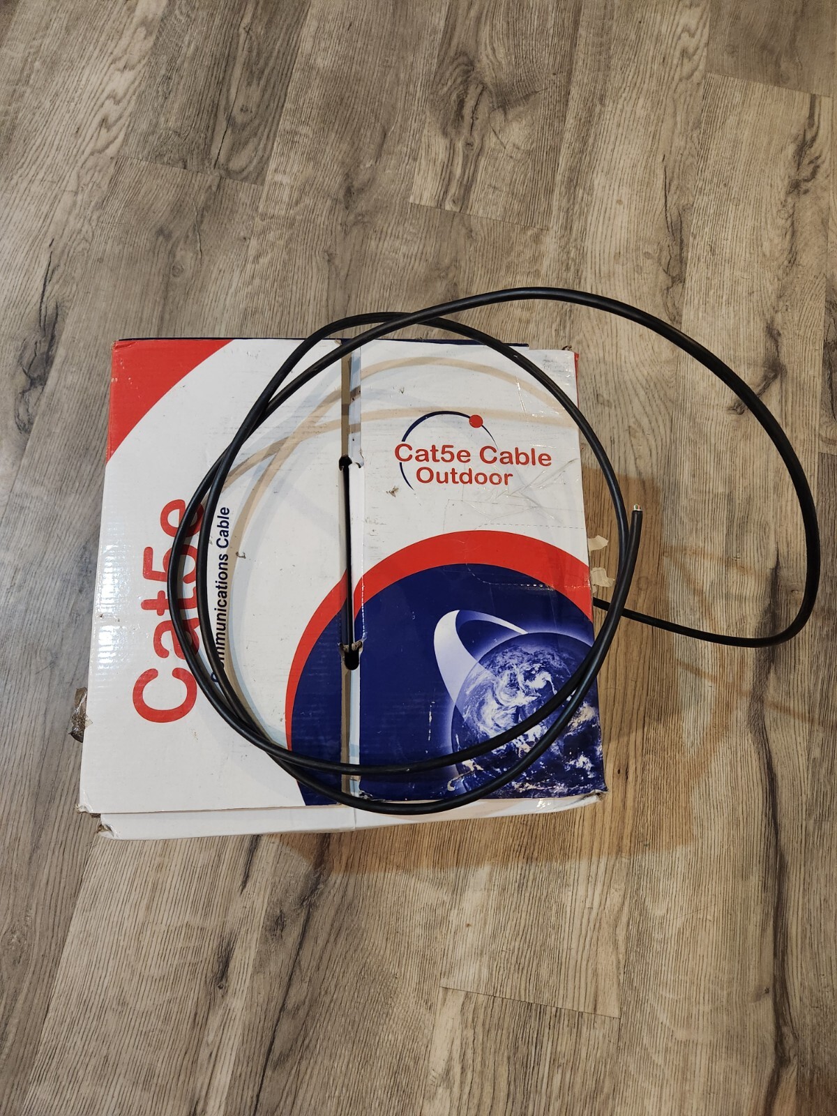 Cat5e Outdoor Cable Orignal 500 ft but missing about 50 ft
