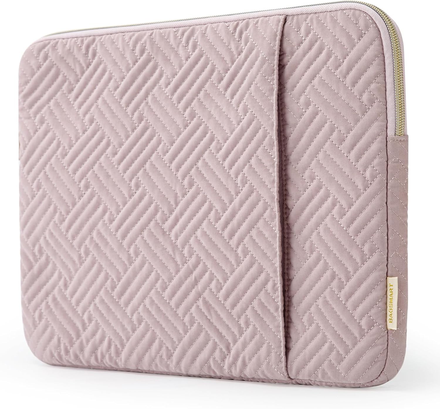 BAGSMART Pink Laptop Sleeve Bag for 13 Inch MacBook Air M2 and 13.3 Inch Noteboo