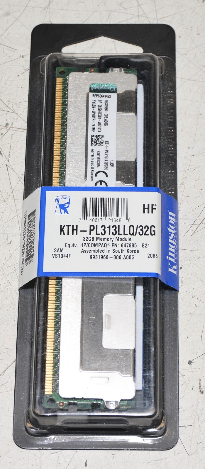 Kingston 32GB KTH-PL313LLQ/32G NEW Factory Sealed