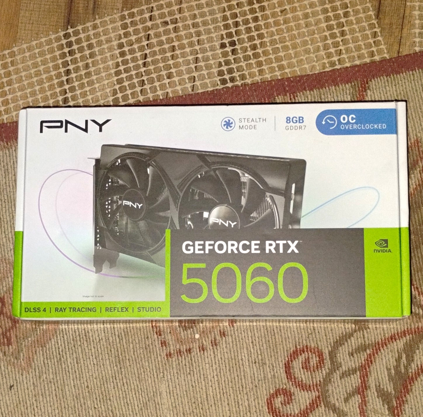 PNY NVIDIA  RTX 5060 8GB GDDR7 Overclocked DLSS 4 Ray Tracing