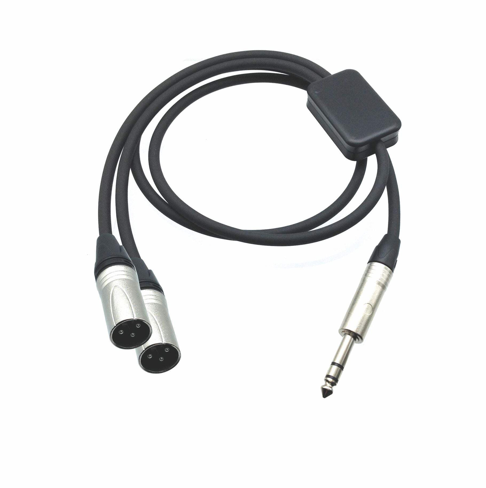 AMERICAN RECORDER PRO Series Y Cable - Balanced 1/4" TRS Male to Dual XLR Male