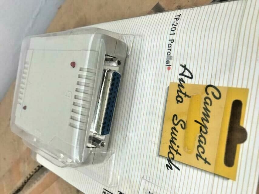 NEW 2-Way DB25 COMPACT AUTO SWITCH Parallel DB25 2 Computers to 1 Printer RM1