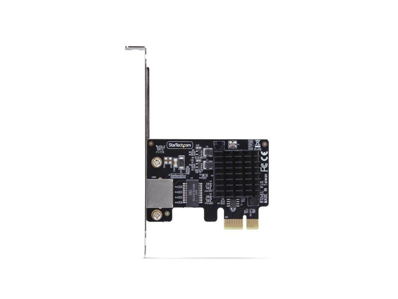 StarTech 1-Port 5G Gigabit PCIe Network Adapter Card, 5G/2.5G/1G/100M/10M PCI Ex