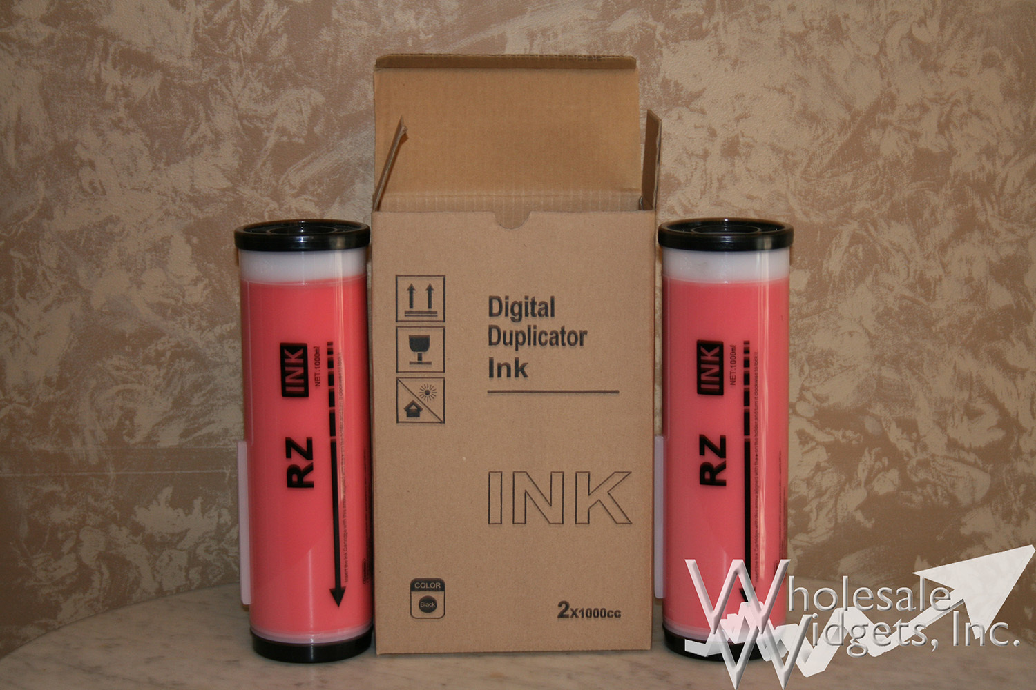 2 RZ Bright Red Inks Compatible With Riso  S-4263 S-7199 For Risograph EZ MZ RZ