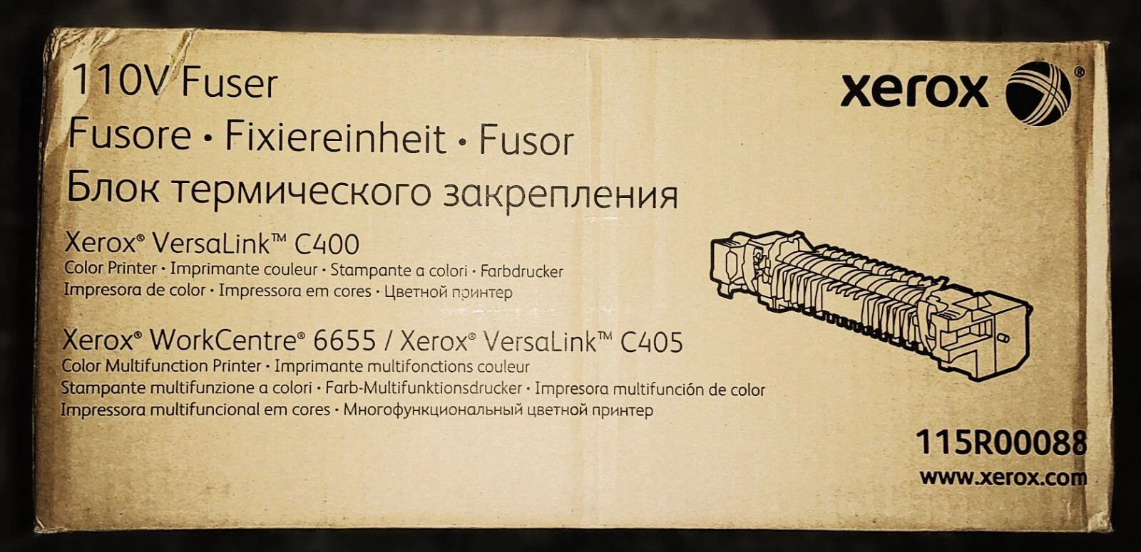 Genuine Xerox 115R00088 Fuser Unit VersaLink C400/405 WorkCentre 6655