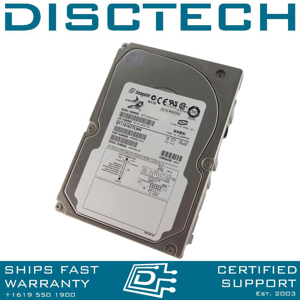 Seagate ST1181677LWV SCSI Hard Drive