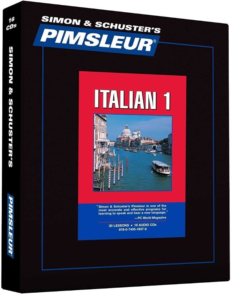 Pimsleur Italian - ALL Levels 1-5 (usb drive)