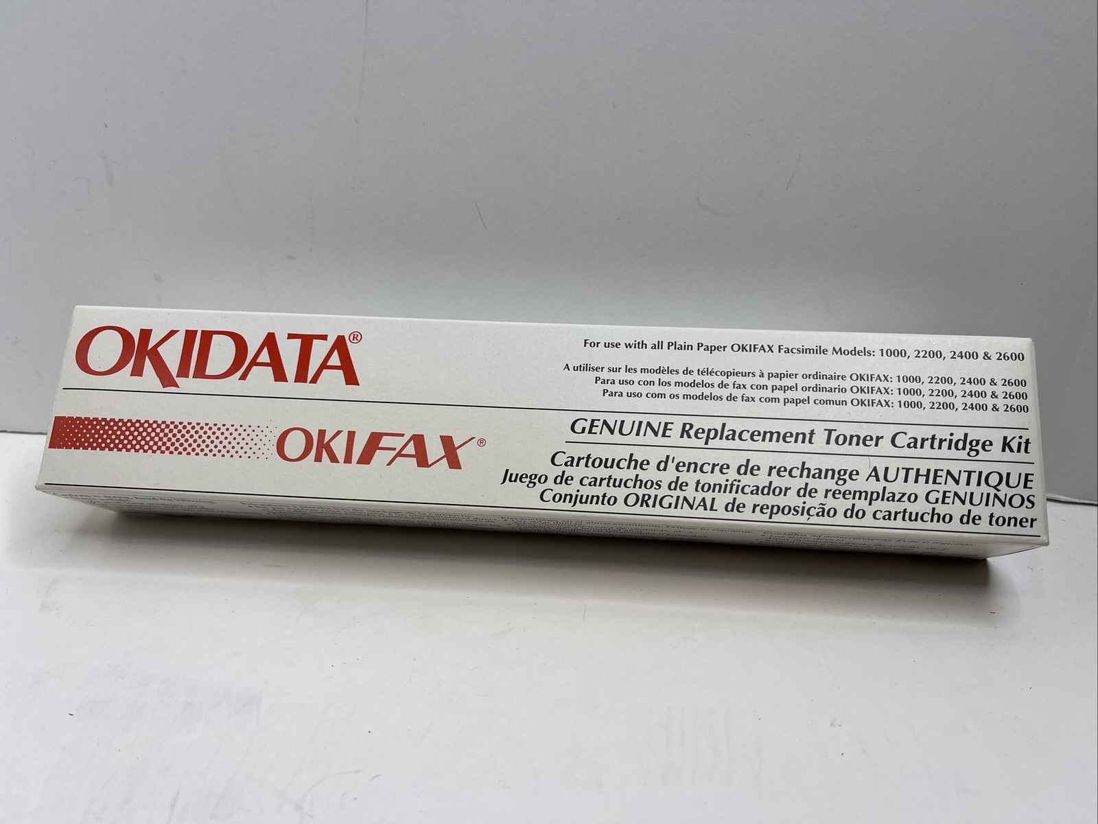 Okidata: OEM Okifax Black Toner Cartridge - Model 1000, 1050, 2200 | NEW SEALED