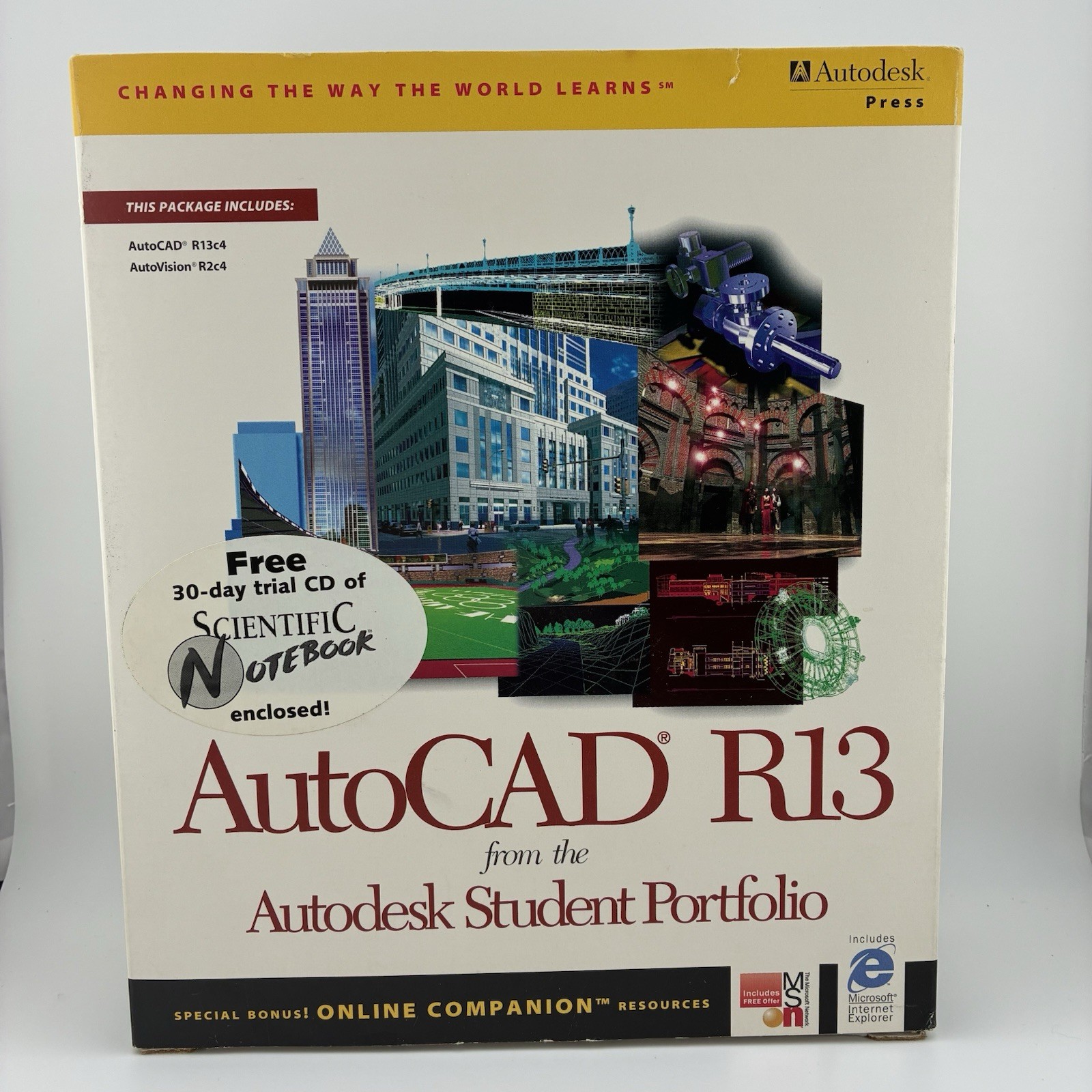 Autocad R13 R13c4 & Autovision R2c4 Software w/Manuals Boxed Vintage Autodesk