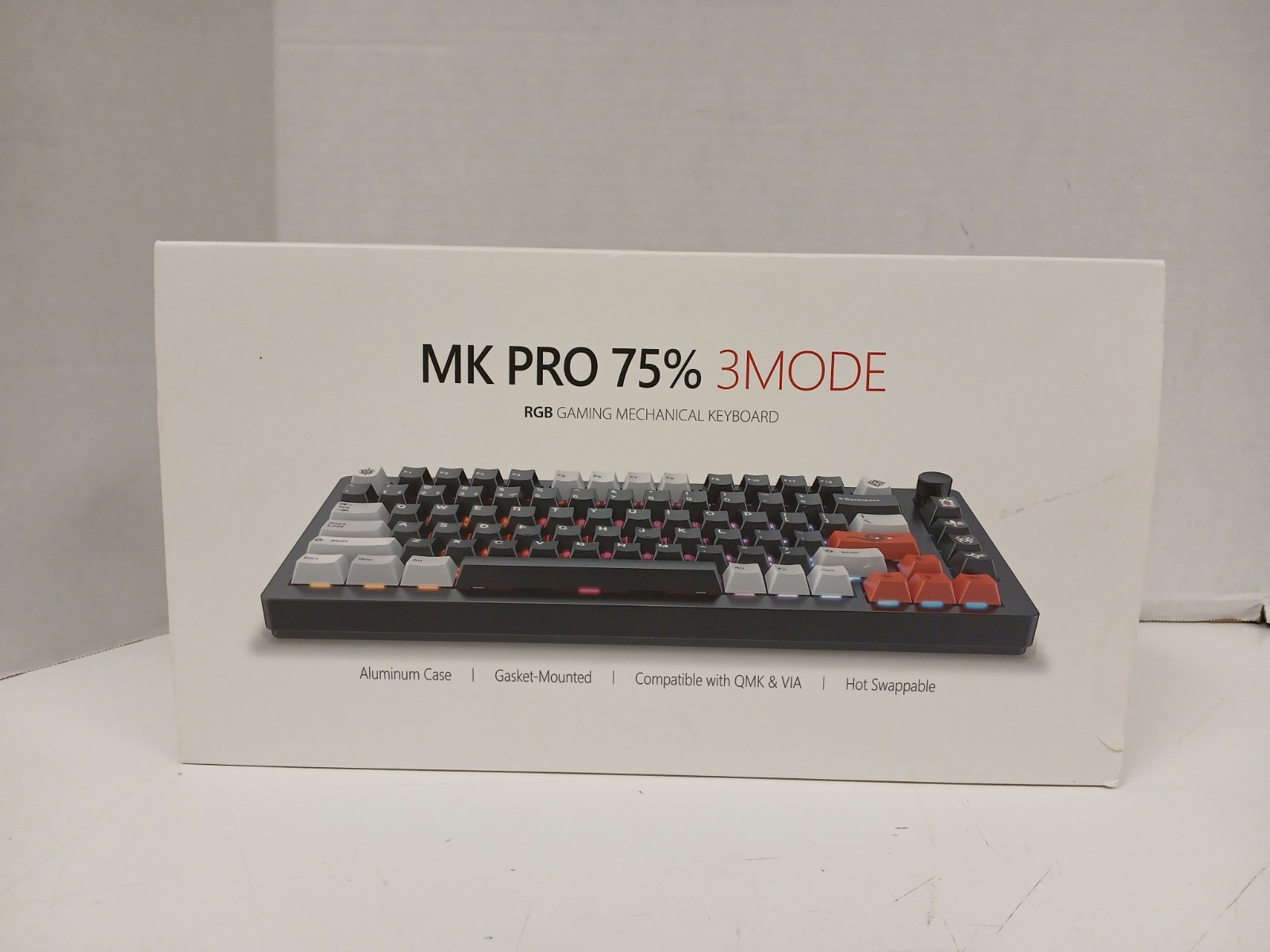 Inland MK MAX 75% 3Mode RGB Gaming Mechanical Keyboard   *READ*