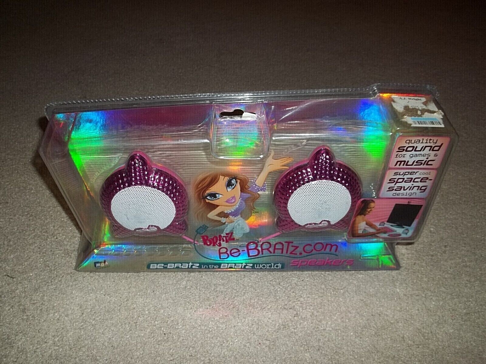New Rare Bratz Computer Games Music Speakers Be-BRATZ.com MGA Vintage NIP