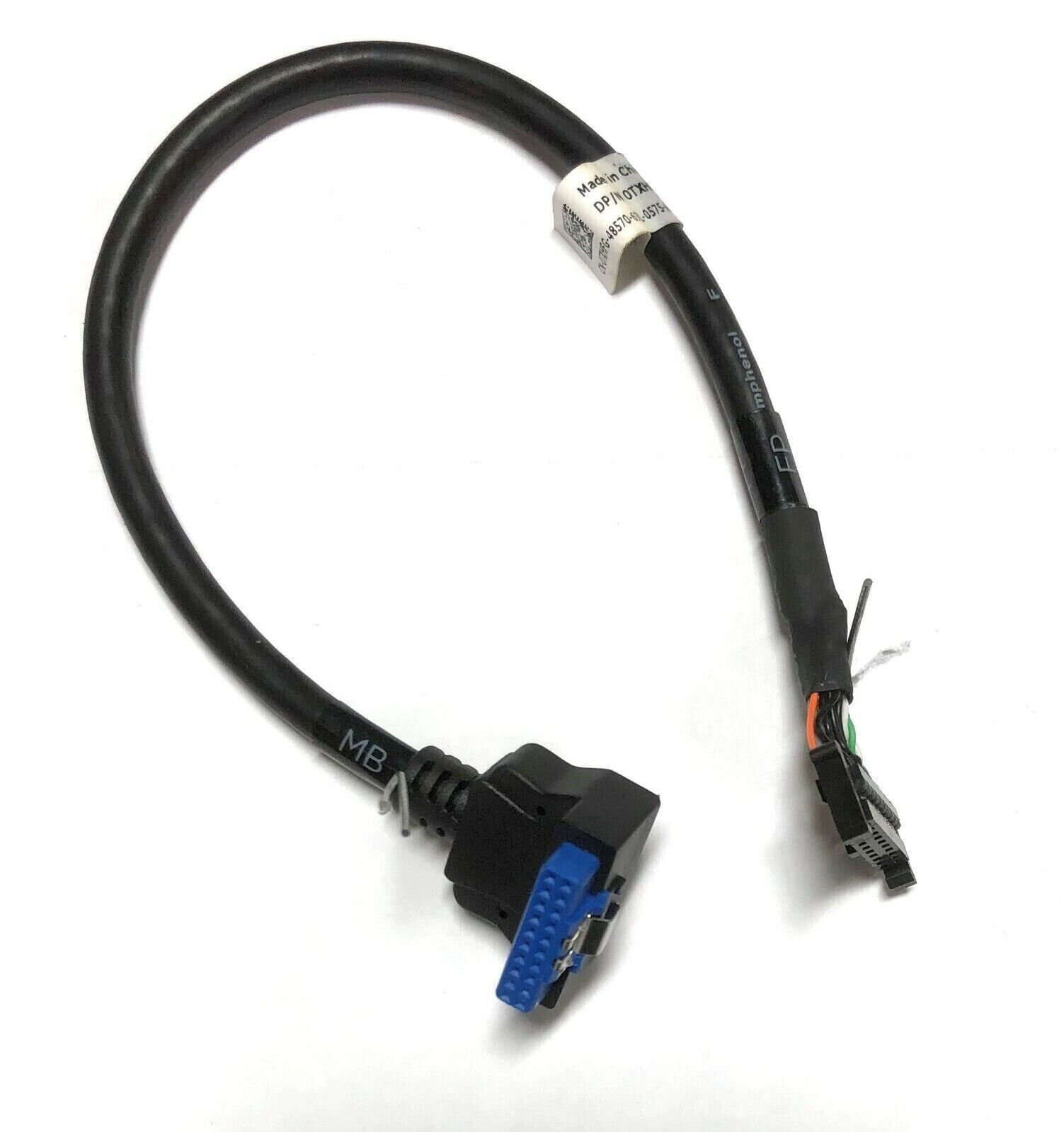 NEW OEM DELL POWEREDGE T630 CONTROL PANEL USB CABLE P/N TXHFG 0TXHFG