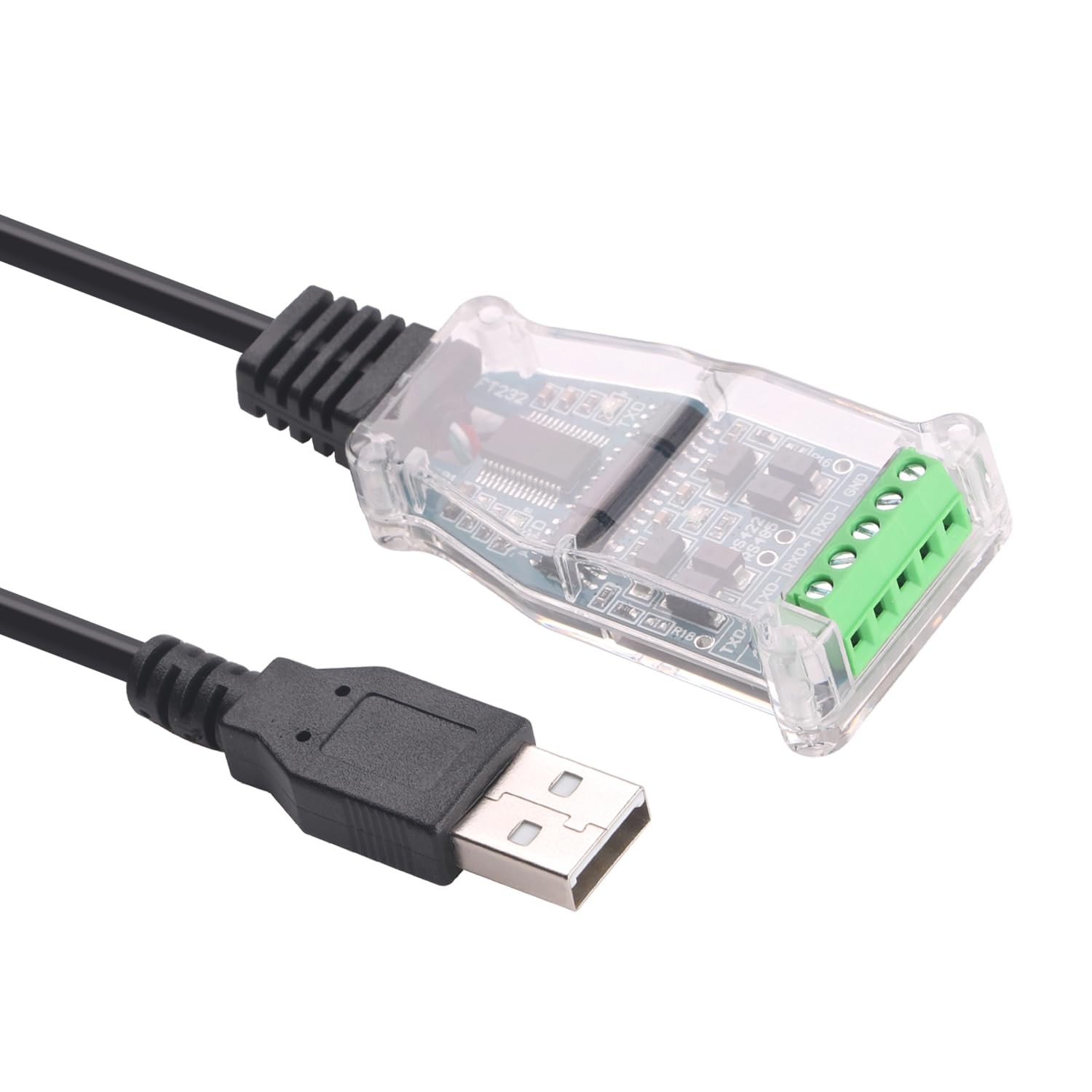 USB to RS485 RS422 485 422 Isolation Module Communication Converter Adapter
