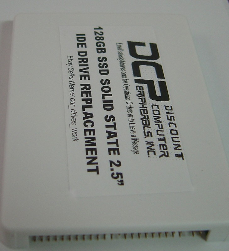128GB IDE SSD Replace Worn Out 2.5" IDE Drives with this 9.5MM 44 PIN IDE SSD