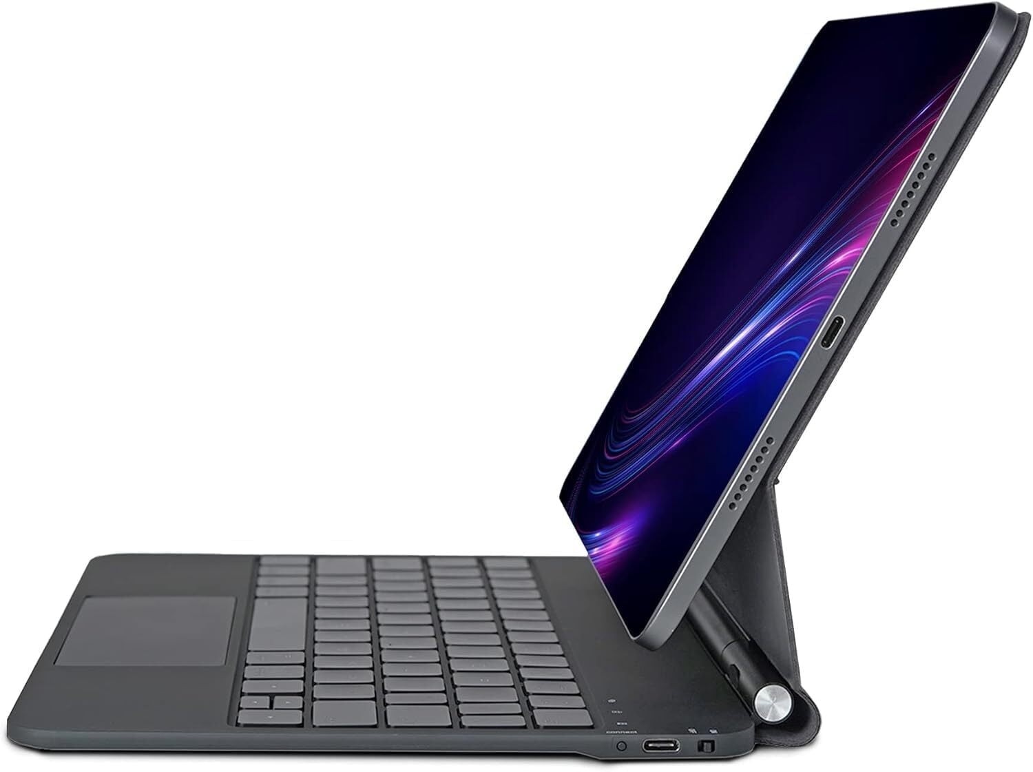 INI Magic Keyboard Case for iPad Air 11 inch (M3/M2, 2025/2024), Black