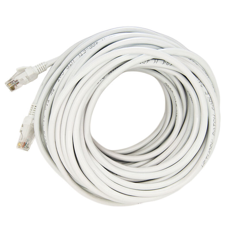 US 30F Cat 5E Ethernet Cable Network Internet Wire RJ45 Lan 10 M Meter 30Ft 30 F