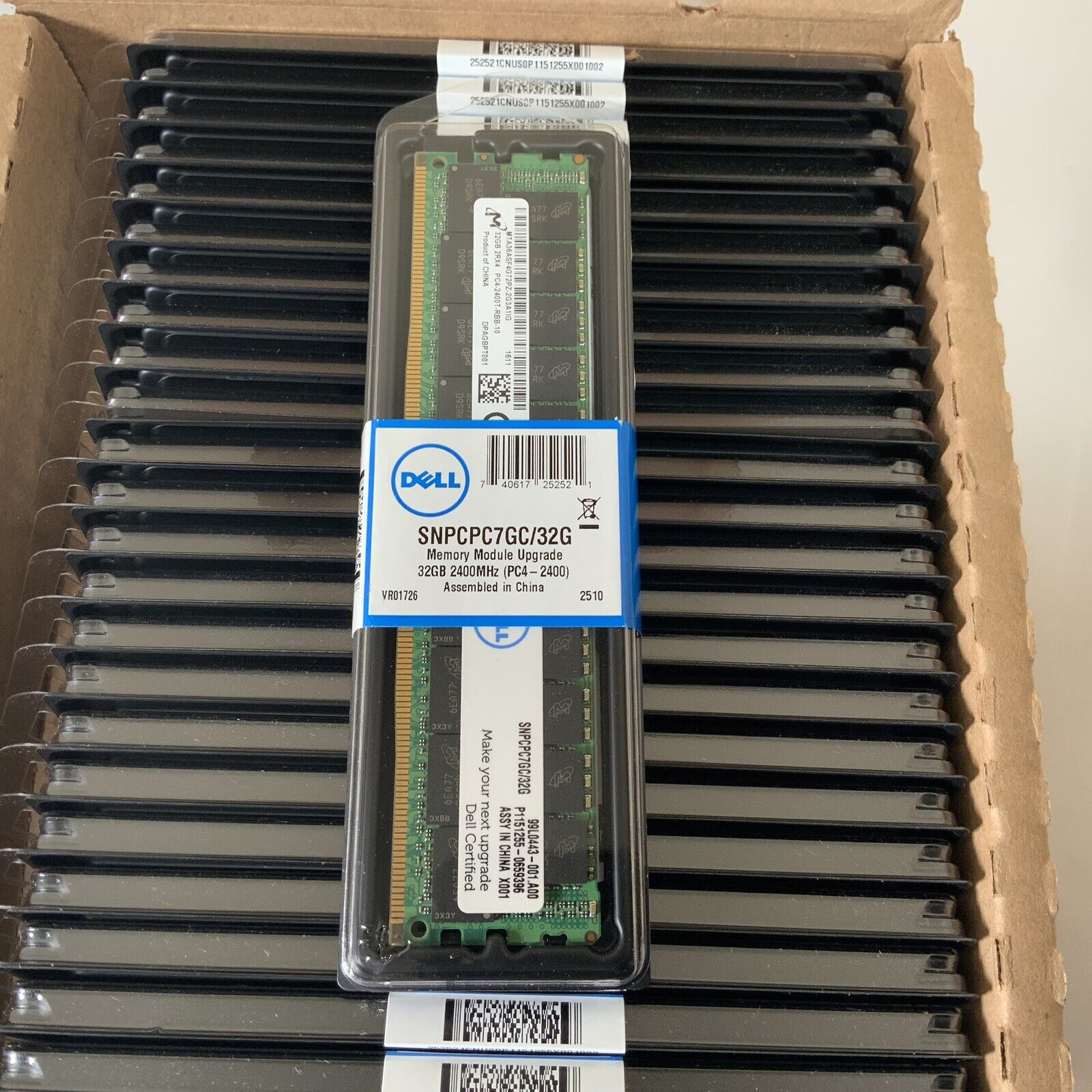 NEW Dell SNPCPC7GC/32G A8711888 32GB DDR4 PC4-2400T ECC RDIMM Server RAM Memory