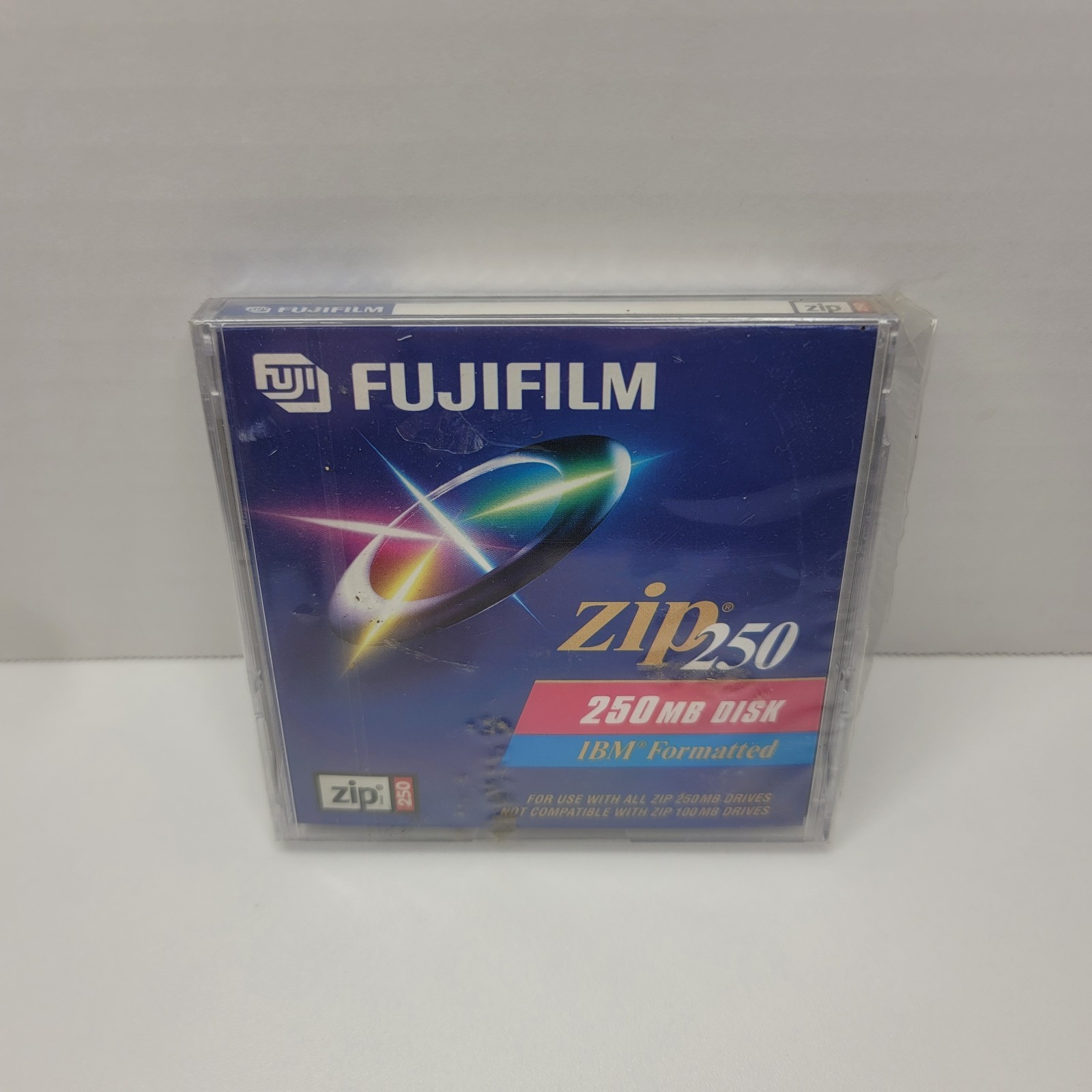 Zip 250 Fujifilm 250MB Disk Zip Disks NEW SEALED IBM Formatted 074101795011 NOS