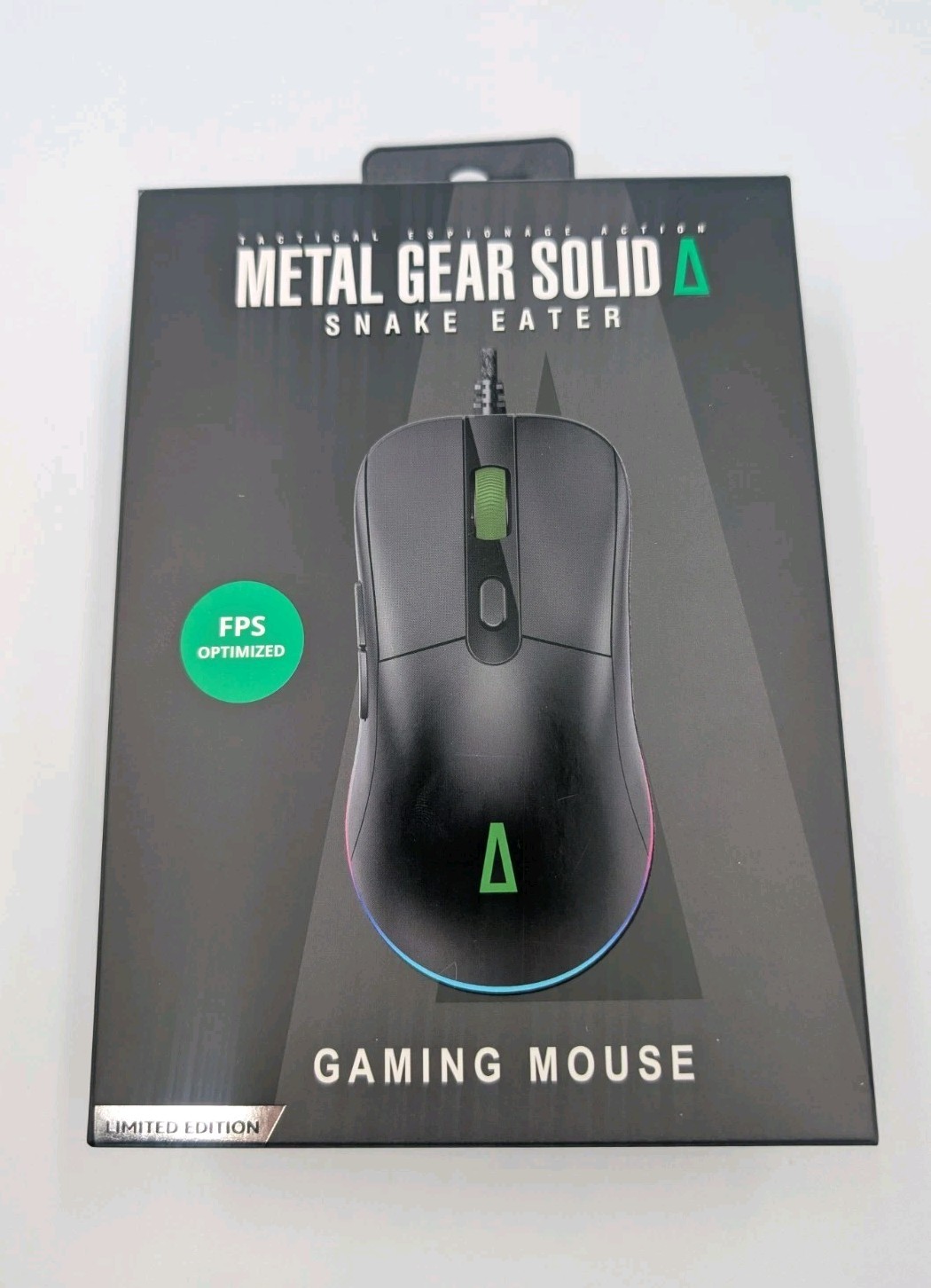 Metal Gear Solid Delta Snake Eater PC Limited Edition FPS Optimized Gaming Mouse