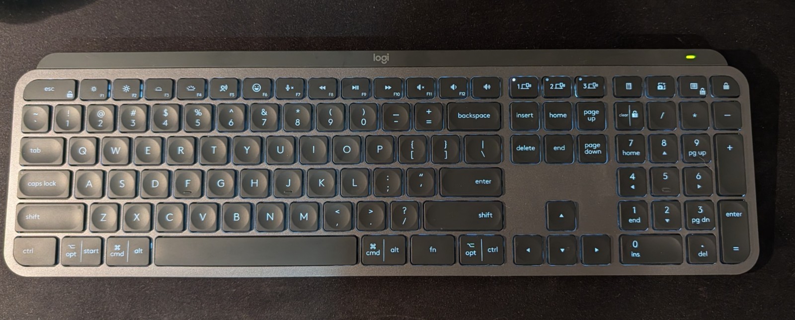 Logitech MX Keys for Business Wireless Illuminated Keyboard - Bluetooth, No Bolt