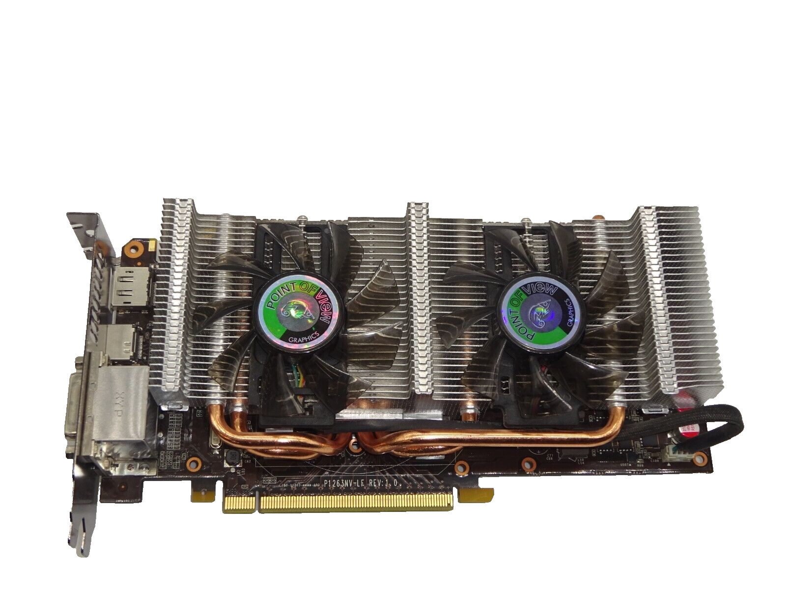 POV GEFORCE GTX 570 1GB GDDR5 PCI-E GRAPHICS CARD 2x DVI HDMI DP #GK9365