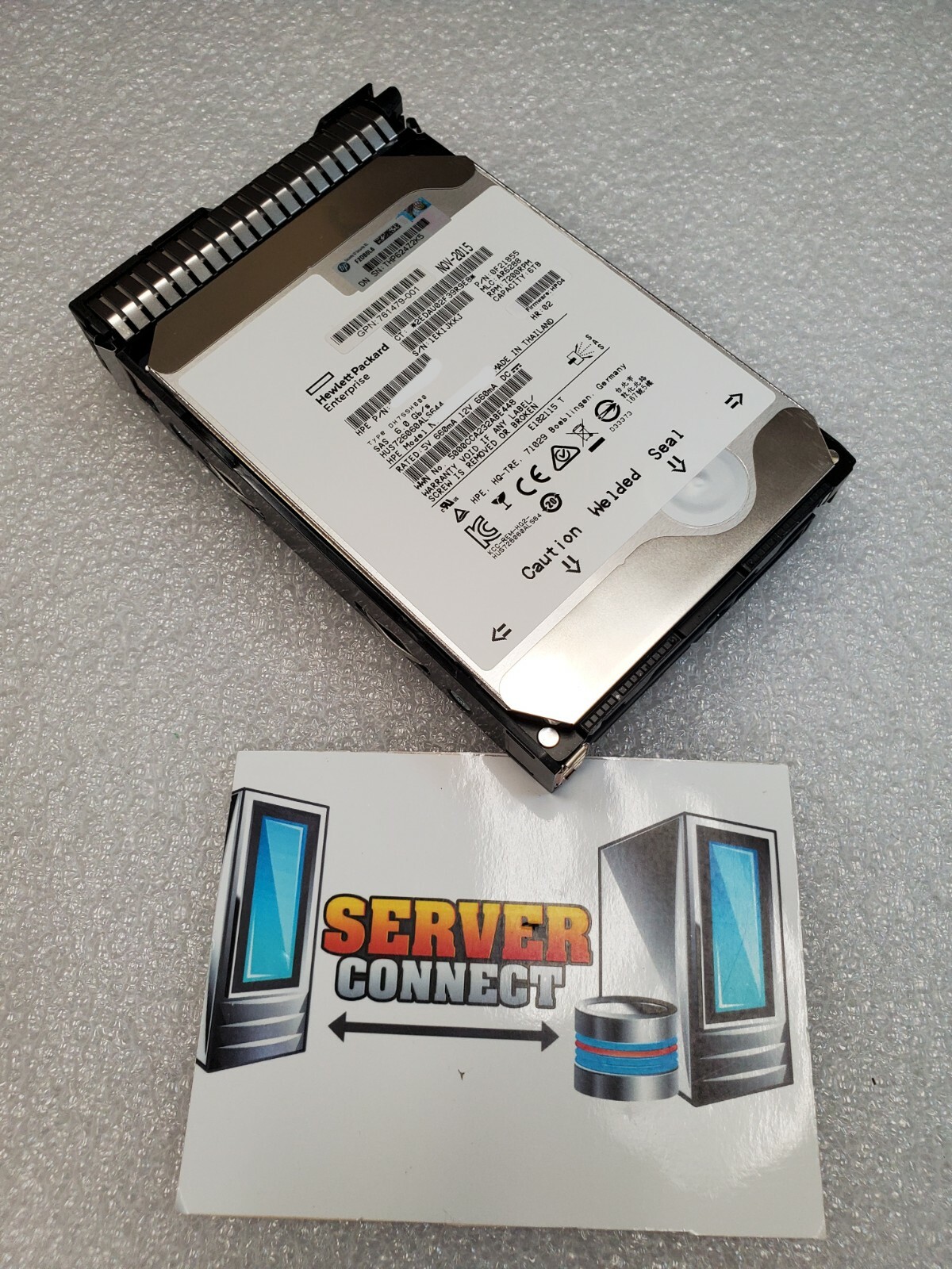 761477-B21 HP 6TB SAS 7.2K 6Gbps 3.5" SC MDL HDD---- 761497-001 / 758413-001