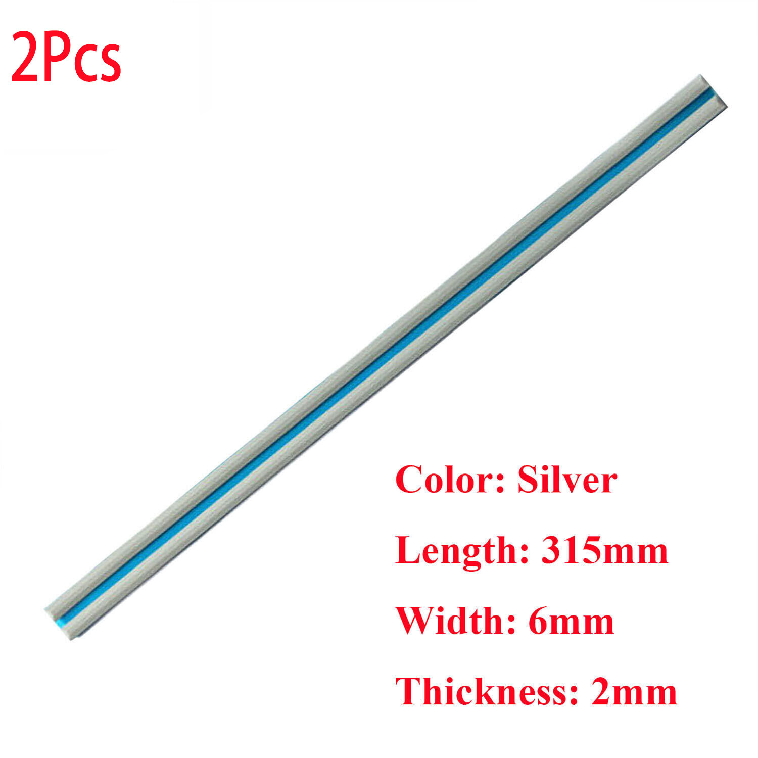 2Pcs Silver Bottom Cover Rubber Feet Strips For HP ENVY X360 15-DA 15-DR 15-DS