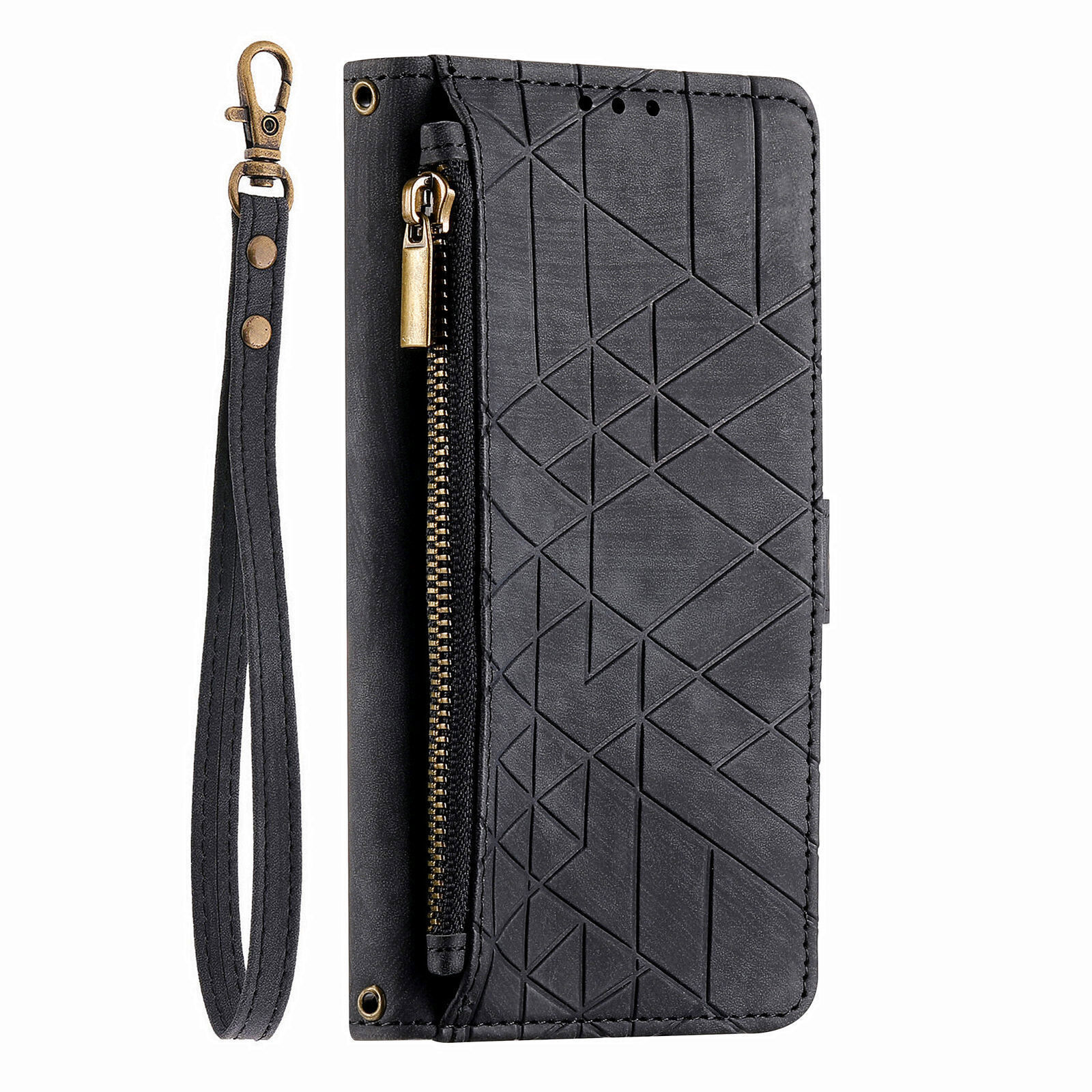 Flip Zipper Leather Wallet Cover Case For A17 A57 A16 A36 A56 A25 A32 A22 A23