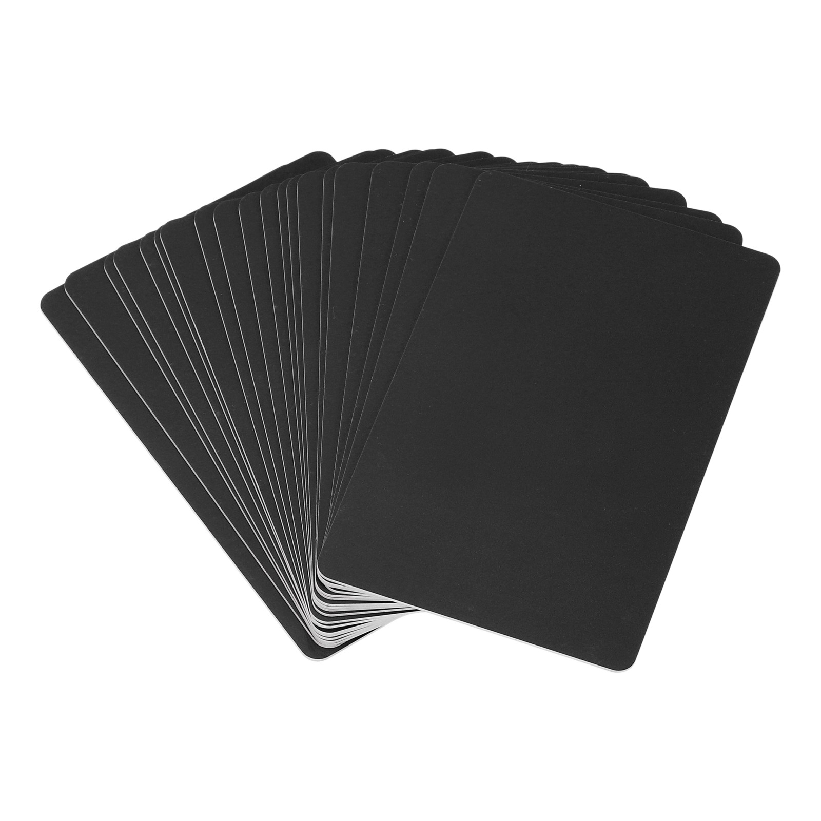 20 Pcs Blank PVC Cards Inkjet Plastic ID Card CR80 30 MIL Glossy Black