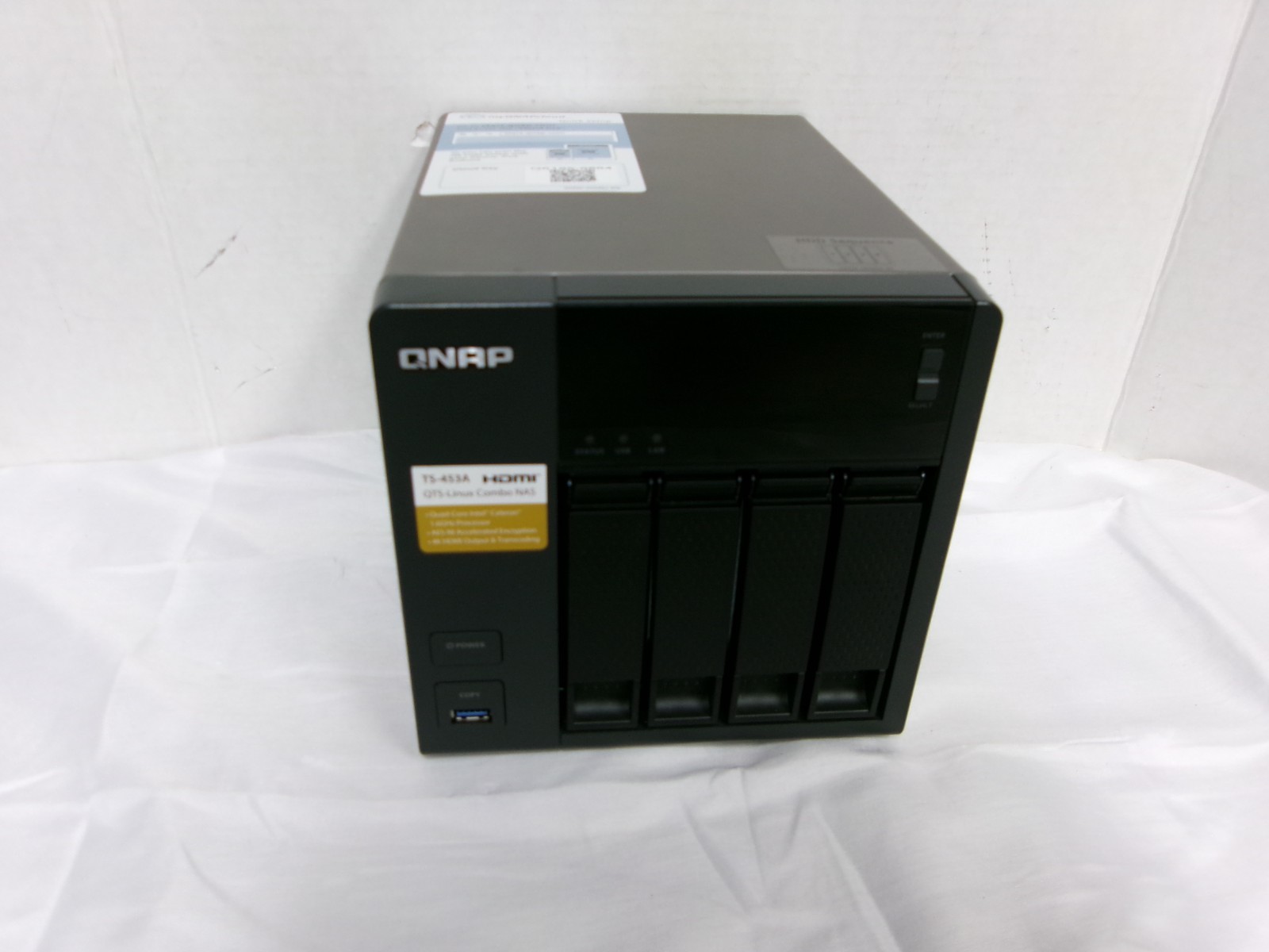QNAP TS-453A Storage Bay UNTESTED W/O Hard drives UNIT ONLY