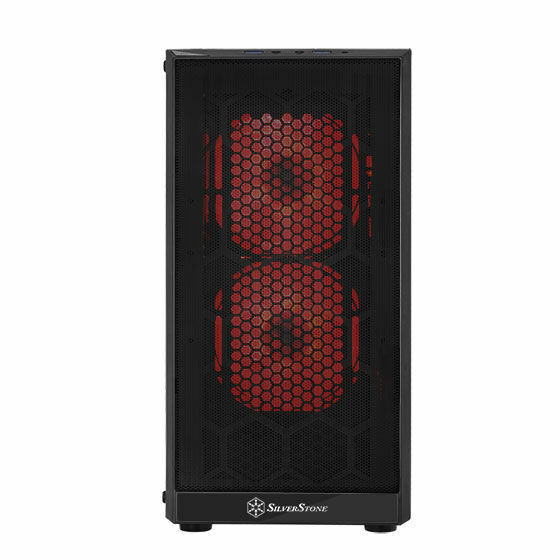 Silverstone SST-PS15B-RGB (RGB Fan + Tempered Glass Window) Precision  MATX Case