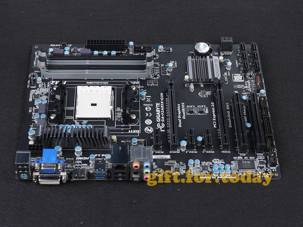 Gigabyte GA-F2A85X-D3H Socket FM2 AMD Technology SATA3 USB3.0 Motherboard