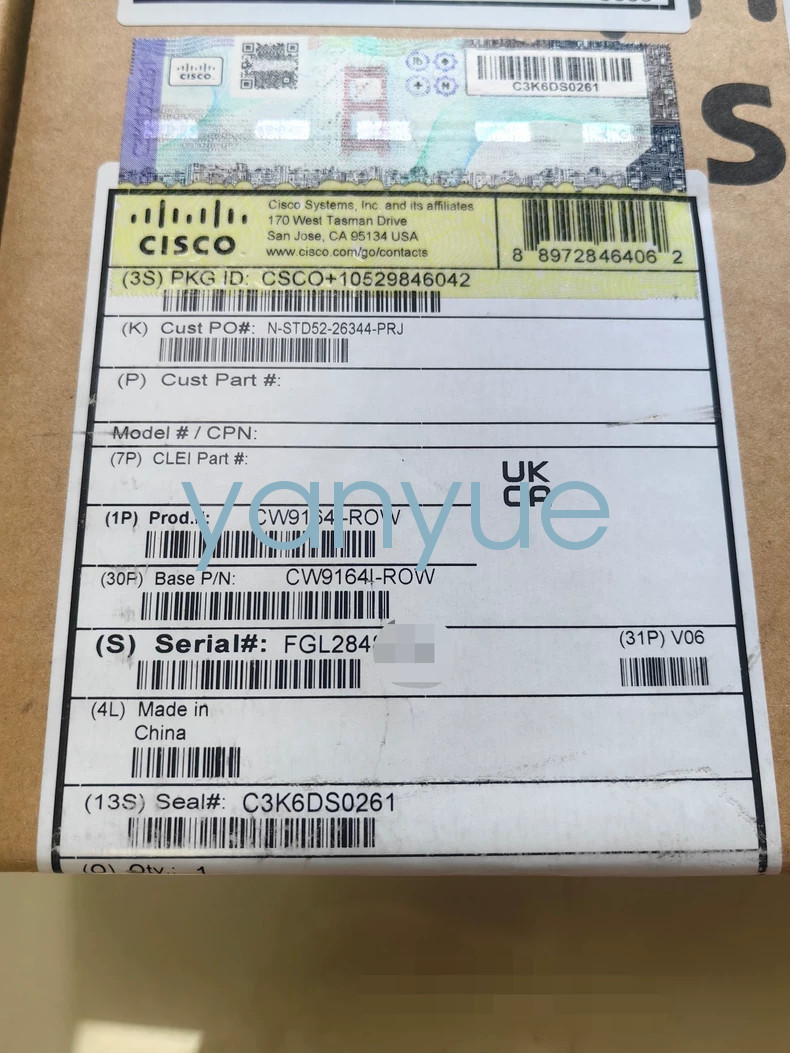 1PCS CISCO CW9164I-ROW Wireless AP new via FedEx or DHL