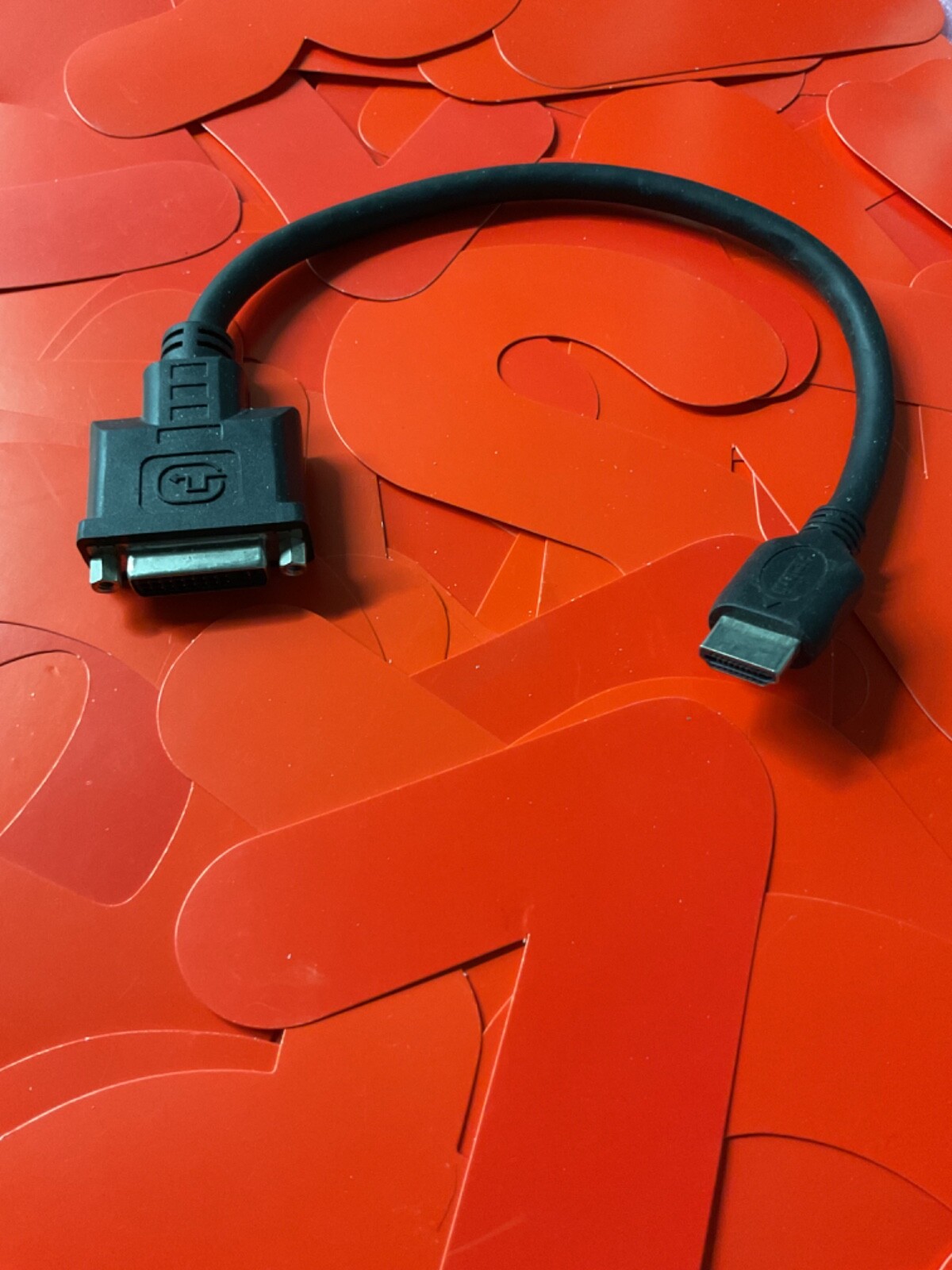 Genuine OEM Lenovo 45J7915 DisplayPort to Single Link DVI-D Monitor Adapter Cabl