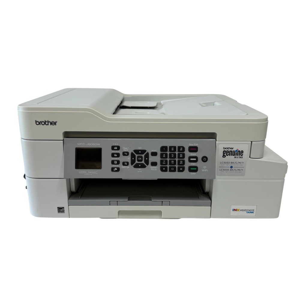 Brother MFC-J805DW INKvestment Tank Color Inkjet All-In-One Printer WiFi Tested