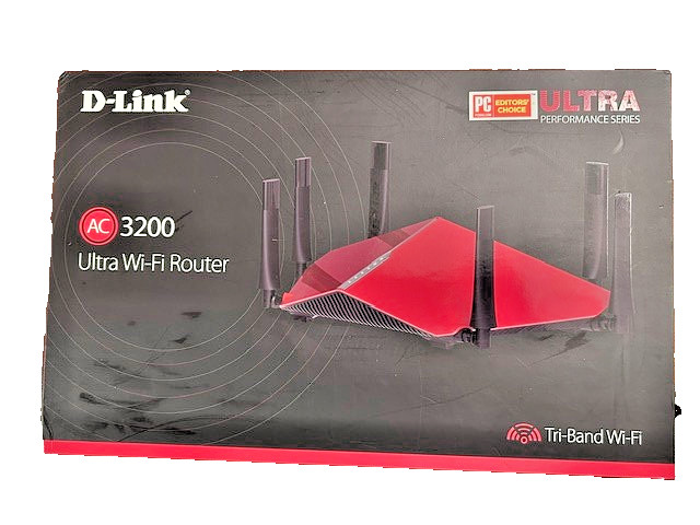 D-Link AC3200 Ultra Tri-Band Wi-Fi Router 6 High Performance Wi-Fi Extender