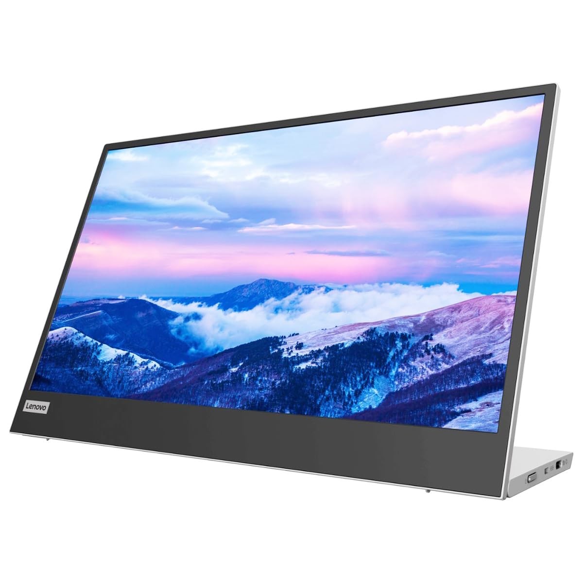 Lenovo L15 Portable Monitor, 15.6” Display, Full HD Resolution, Black/Grey