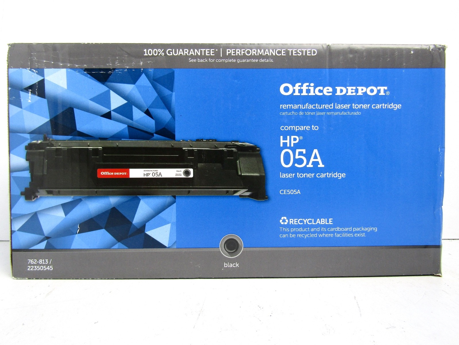 05A Office Depot Compatible HP CE505A Black Toner Cartridge LaserJet - New