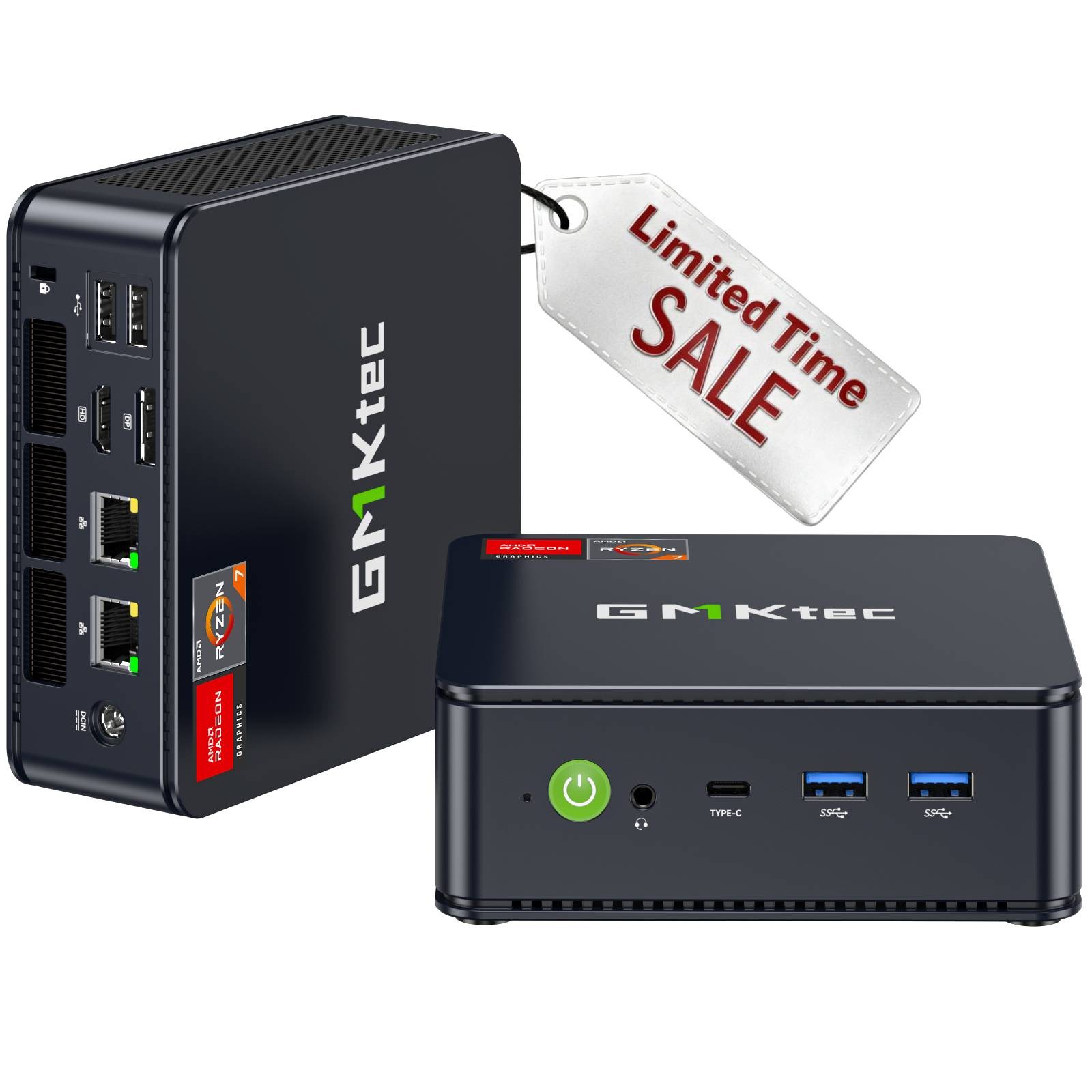 GMKtec M5 Ultra Mini PC Gaming AMD Ryzen 7 7730U 32GB RAM 1TB SSD Windows 11 Pro