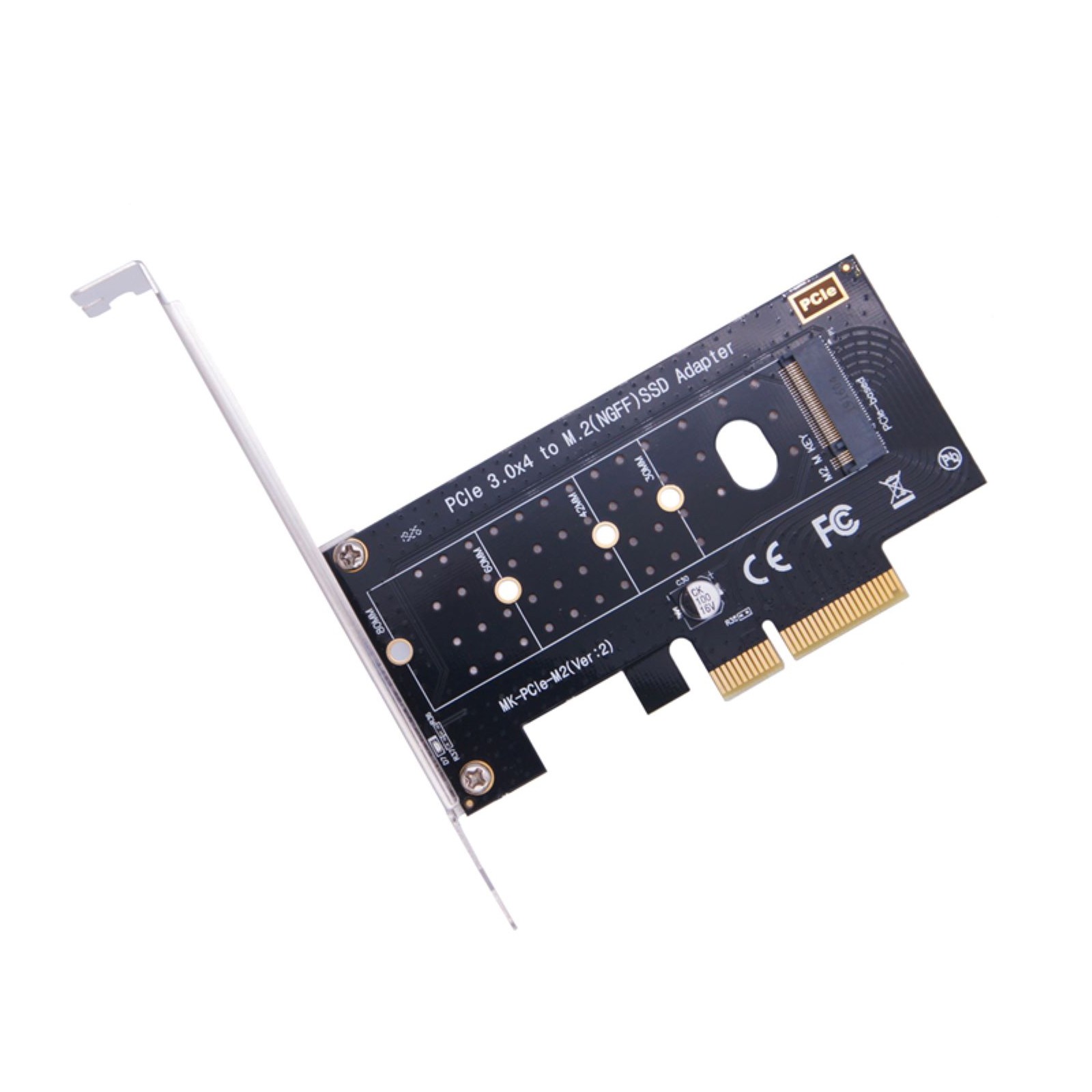 New M.2 NVME SSD To PCIe 3.0 X4 Adapter Card Desktop Expansion Conversion Card