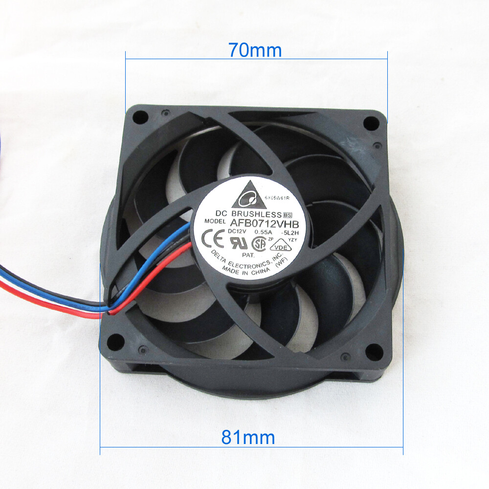 1pc Delta CPU Heatsink Modual DC Fan AFB0712VHB 70x70x15mm 7015 12V 0.55A 3pin