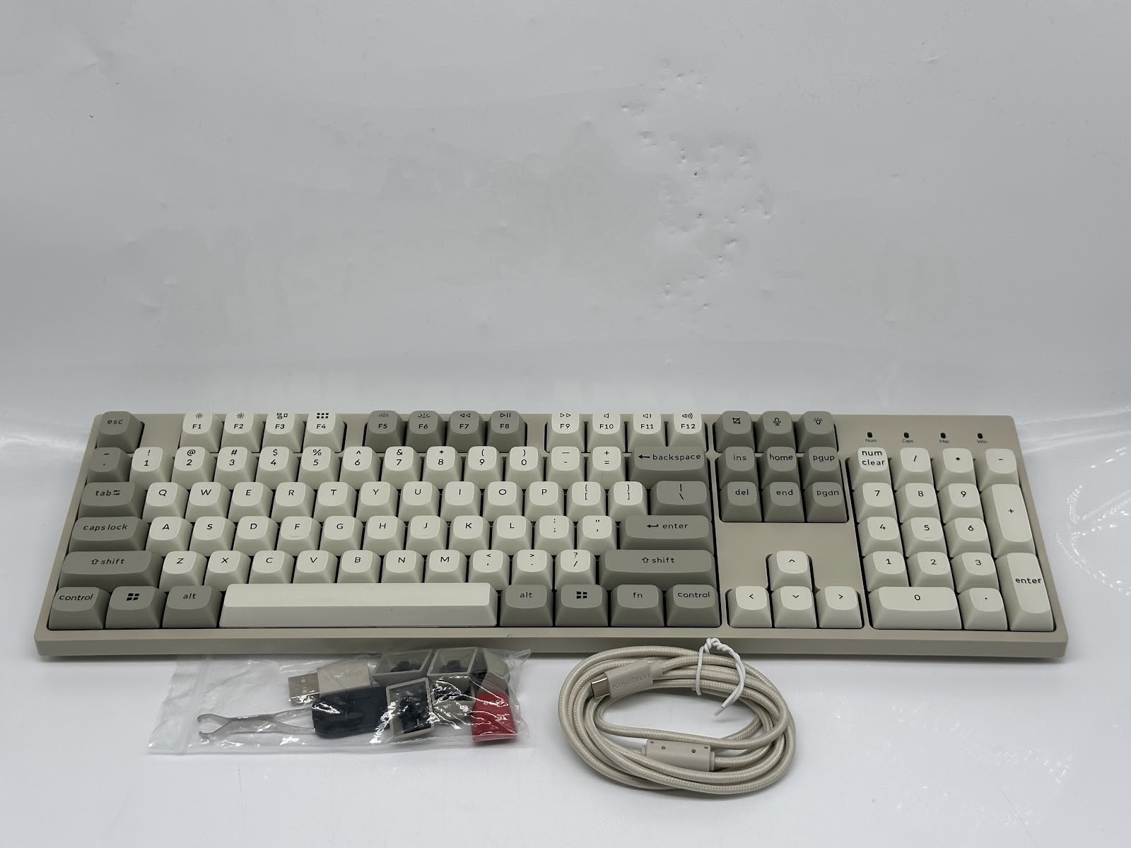 Keychron C2 Pro 8K RGB Mechanical Gaming Keyboard - Retro