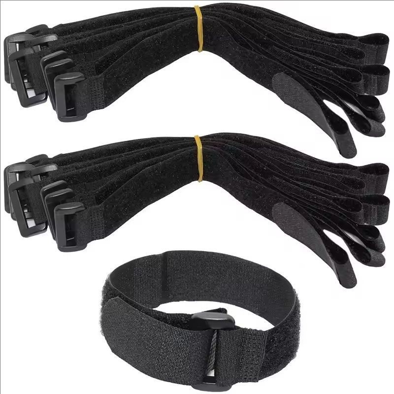 VELCRO Brand Reusable Fastening Cable Straps with Buckle Wire Organizer Cord
