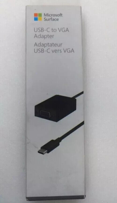 Genuine Microsoft 1858 USB-C to VGA Adapter Cable for Surface Book 2 HFT-00001