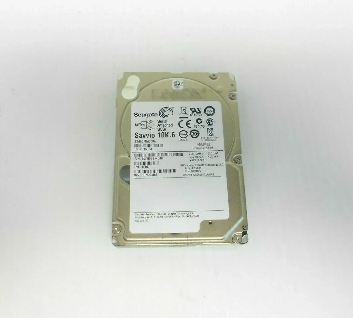 Seagate 900GB 10K 2.5" SAS Hard Drive ST900MM0006 Server Storage Dell HP